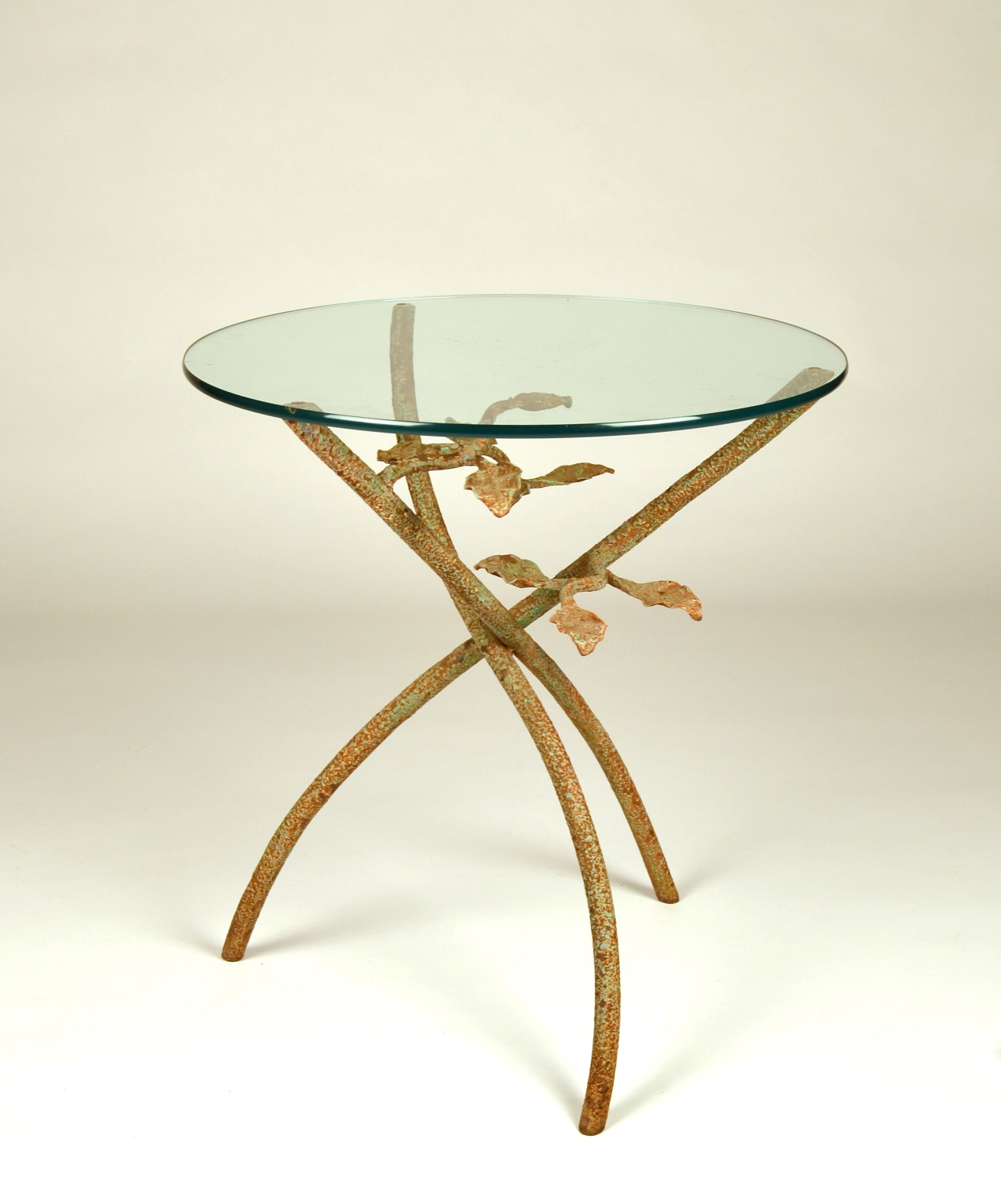 Giacometti-inspired Iron Side Table