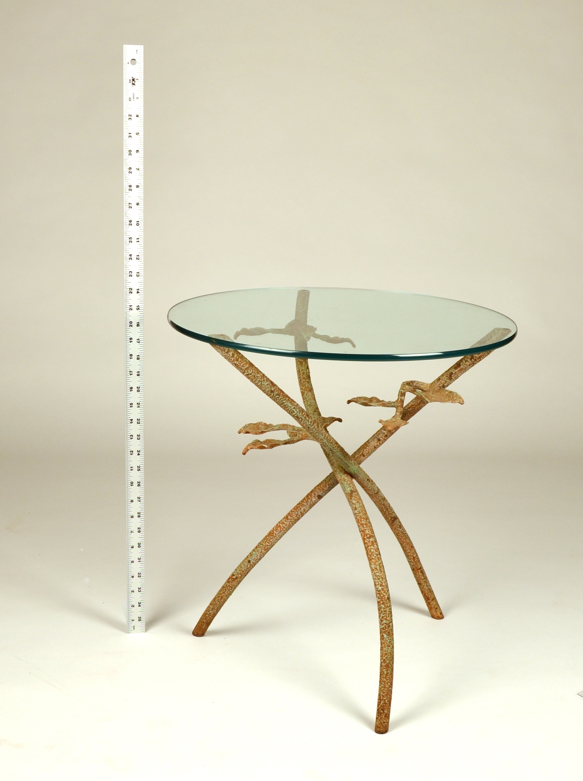 Giacometti-inspired Iron Side Table