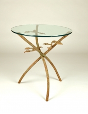 View 1: Giacometti-inspired Iron Side Table