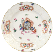 View 1: Chinese Export Porcelain Armorial Plate, c. 1760