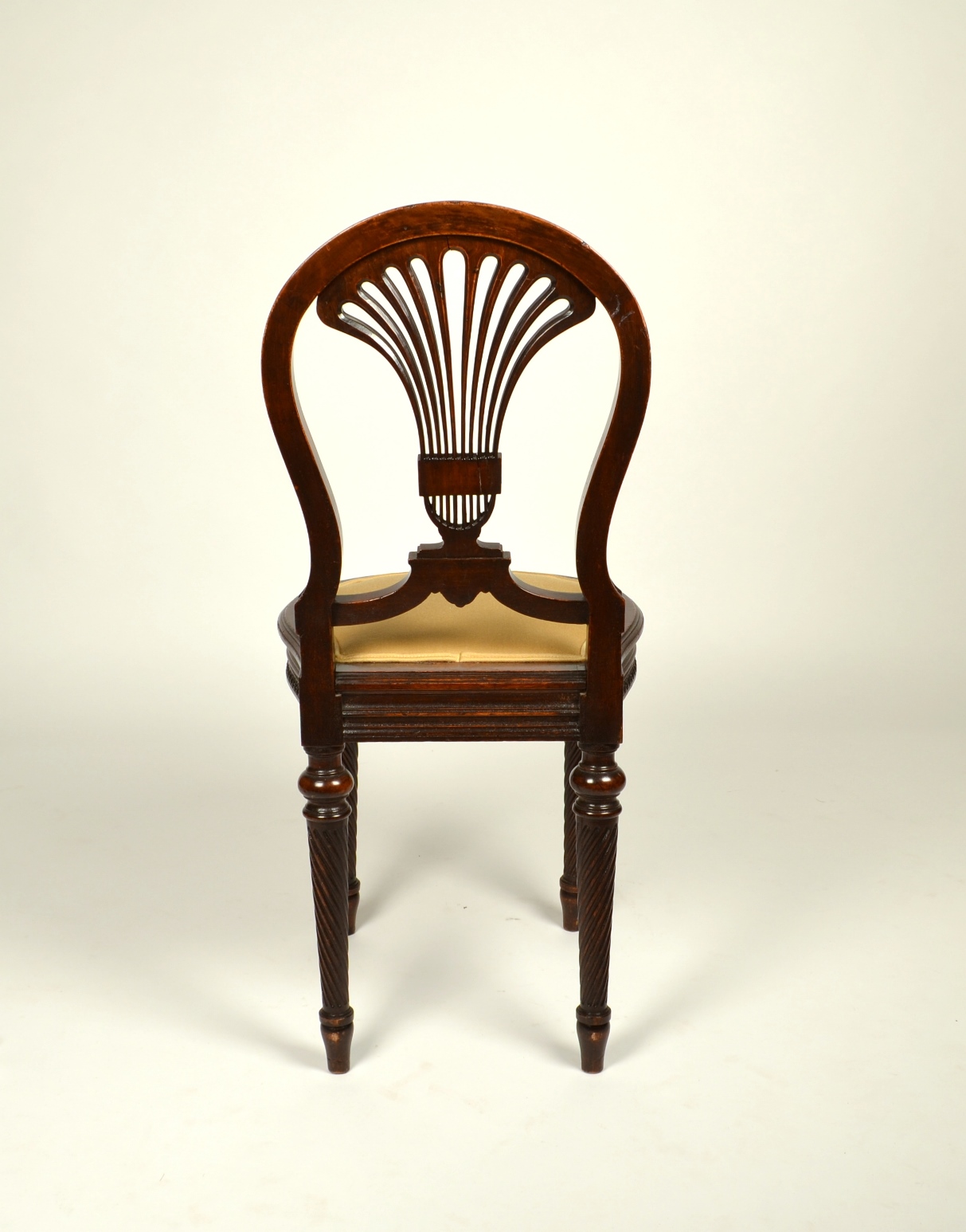 Fine Pair of Louis XVI Mahogany Side Chairs