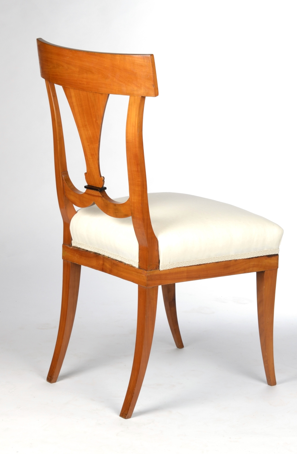 Fine Biedermeier Cherrywood Side Chair