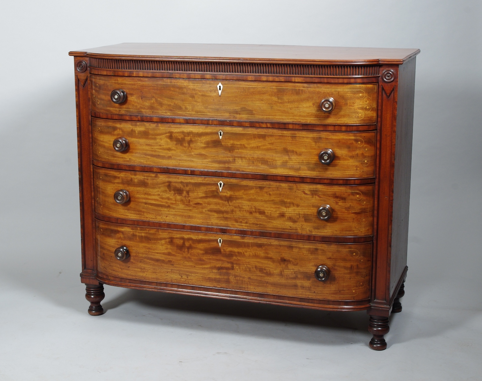 Robert Morrissey Antiques Fine William IV Mahogany Gentleman's Chest