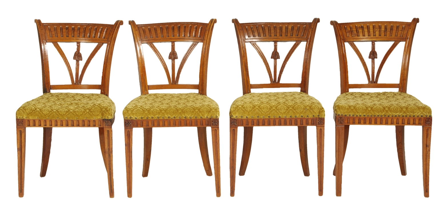 Set of Four Italian Side Chairs