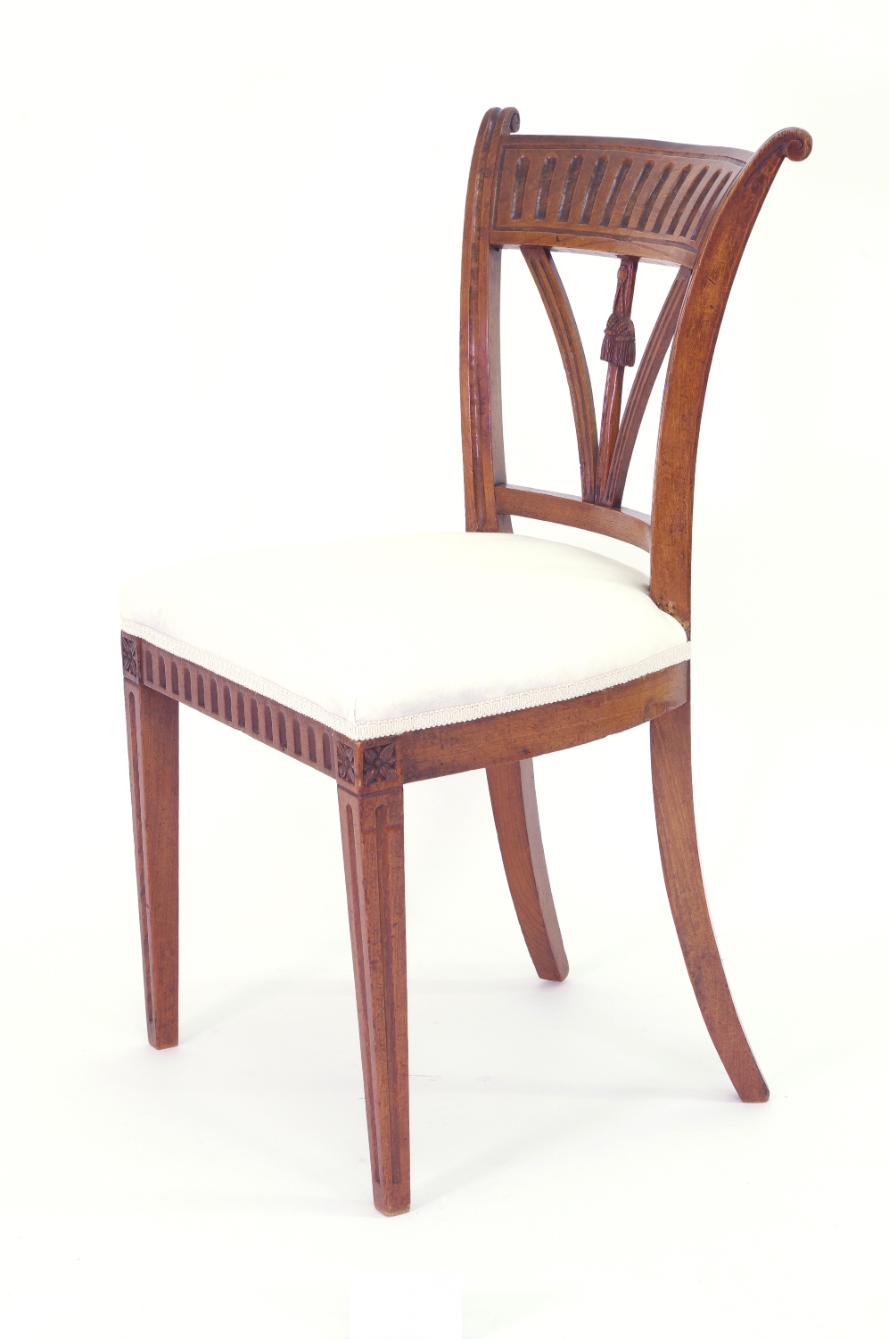 Set of Four Italian Side Chairs, c. 1800