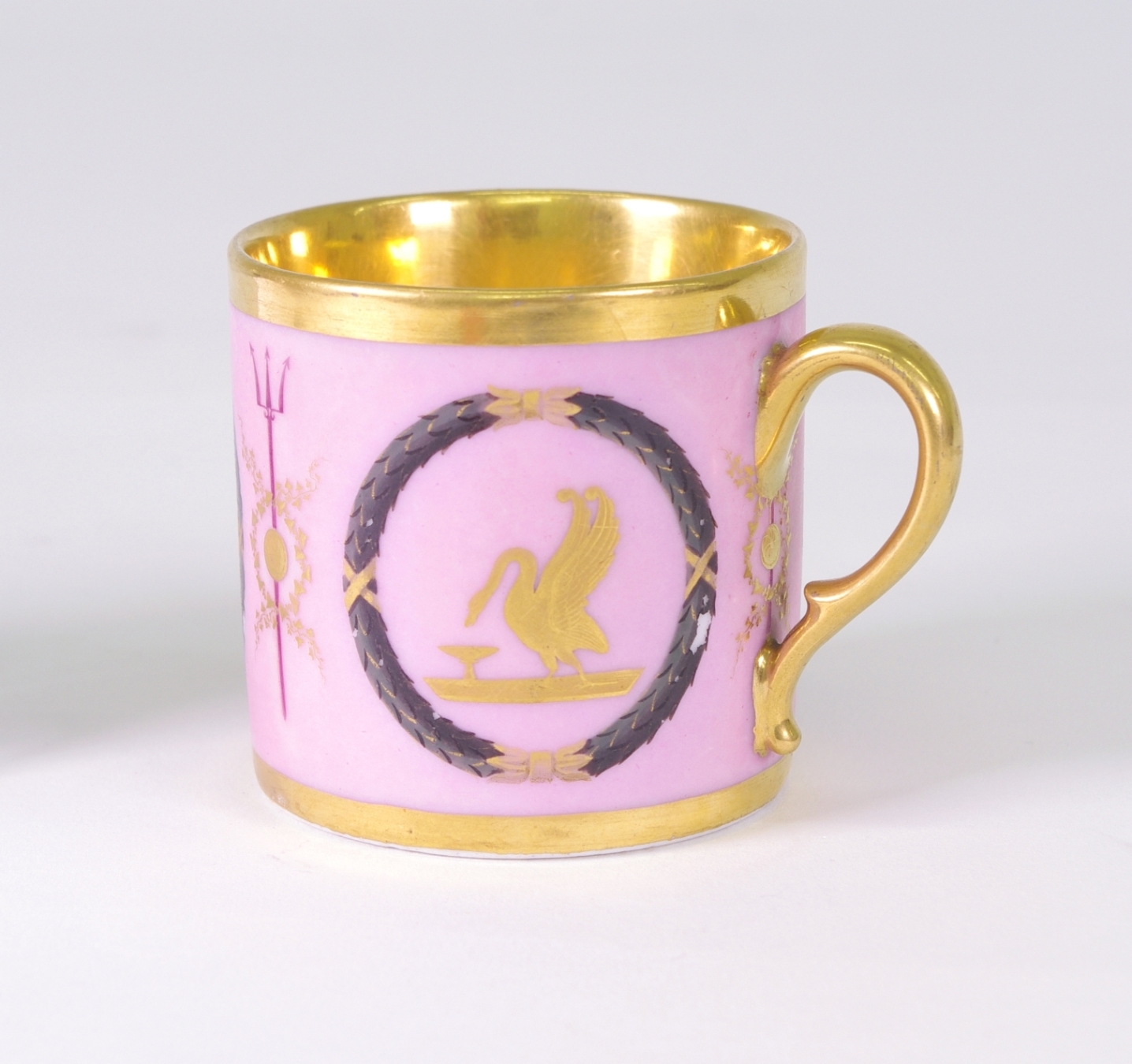 Old Paris Coffee Can and Saucer, c. 1810