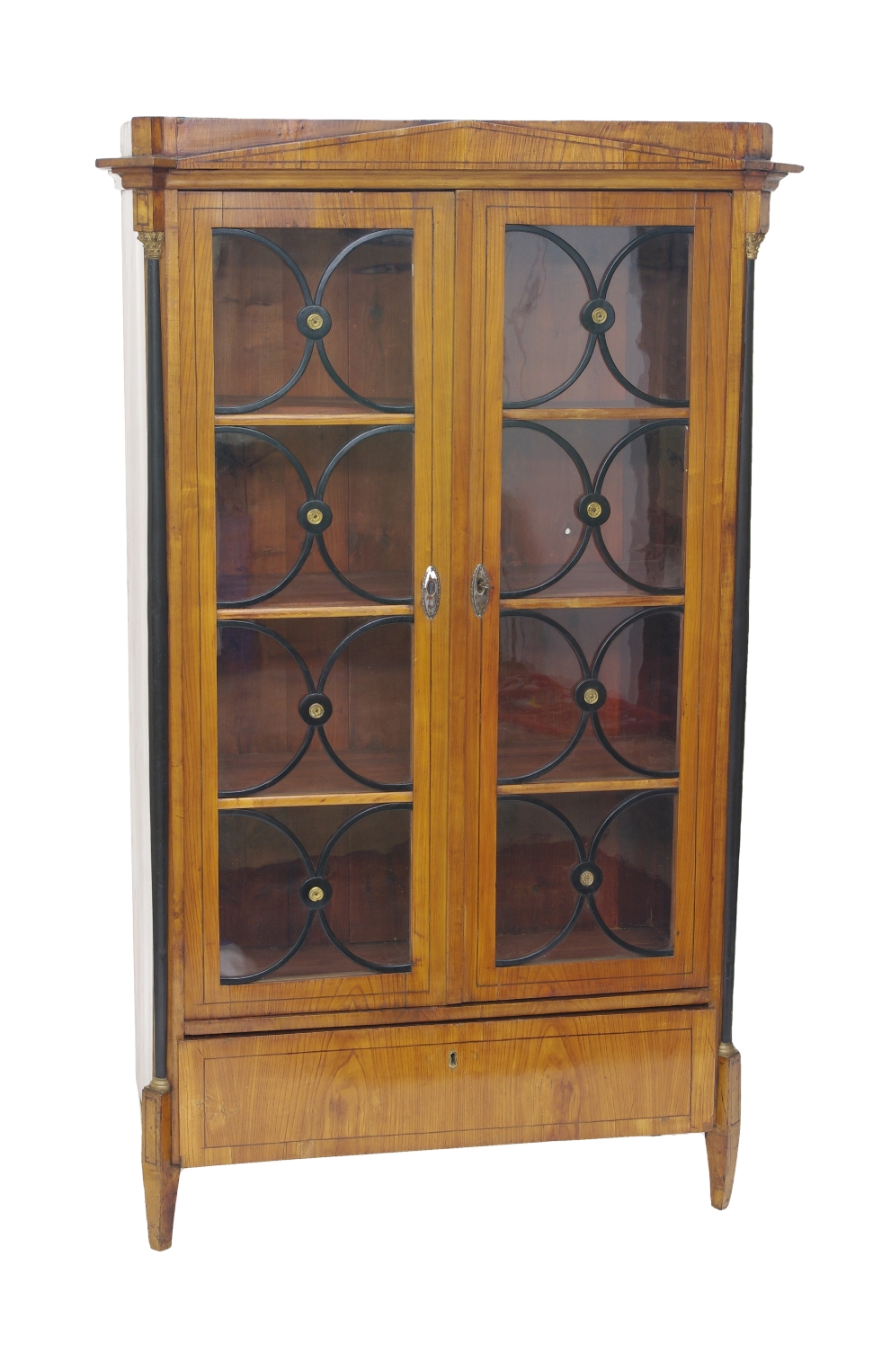 Biedermeier Cherry Bookcase, c. 1820