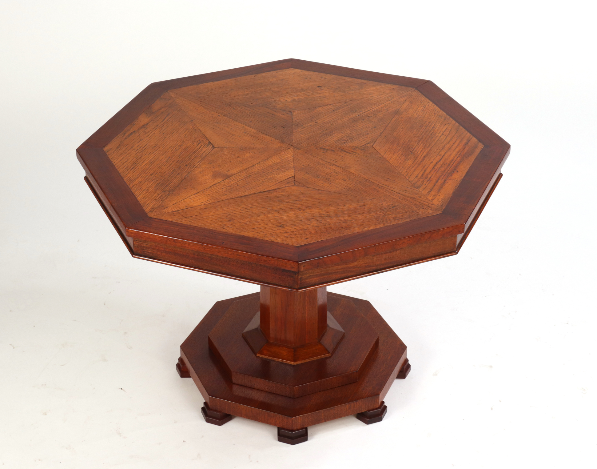 Oak Floor Panel Mounted as a Coffee Table, 19th c.