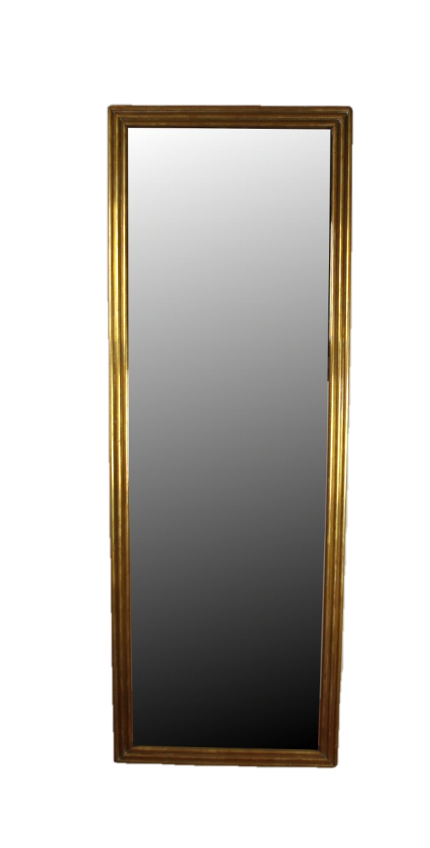 Louis Philippe Brass Mirror, Mid 19th c.