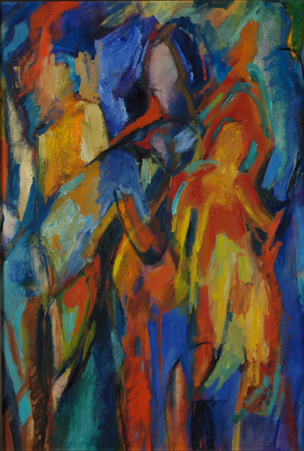 Abstract Composition with Figures
