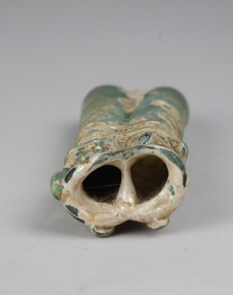 Roman Glass Double Cosmetic (Kohl) Tube