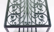 View 5: French Wrought Iron Window Guard Mounted as a Coffee Table, Mid 19th c.
