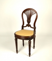 View 2: Fine Pair of Louis XVI Mahogany Side Chairs