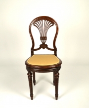 View 3: Fine Pair of Louis XVI Mahogany Side Chairs