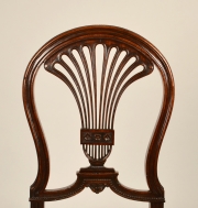 View 5: Fine Pair of Louis XVI Mahogany Side Chairs