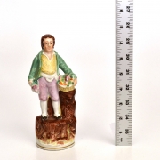 View 5: Staffordshire Figure of a Boy with Flowers