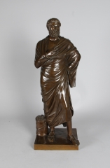 View 1: Bronze Figure of Sophocles