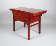 View 2: Small Chinese Red Lacquer Altar Table
