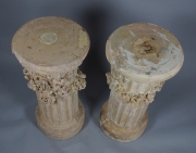 View 4: Pair of Terracotta Fluted Pedestals