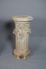 View 8: Pair of Terracotta Fluted Pedestals