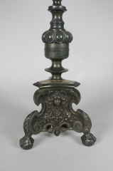 View 3: Baroque Style Brass Candlestick Lamp