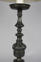 View 4: Baroque Style Brass Candlestick Lamp