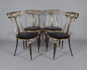 View 1: Pair of Palladio Cast Metal Side Chairs
