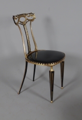 View 3: Pair of Palladio Cast Metal Side Chairs
