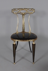 View 4: Pair of Palladio Cast Metal Side Chairs