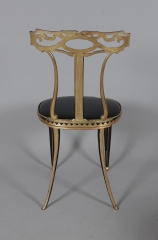 View 5: Pair of Palladio Cast Metal Side Chairs