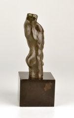 View 3: Bronze Torso of a Nude Male