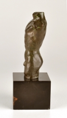 View 4: Bronze Torso of a Nude Male