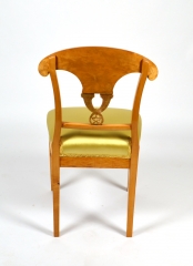 View 5: Fine Set of Four Biedermeier Side Chairs
