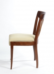 View 6: Set of Six Art Deco Dining Chairs