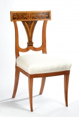 View 2: Fine Biedermeier Cherrywood Side Chair