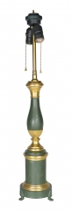View 1: Green Tole Lamp, 19th c.