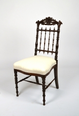 View 2: Fine Pair of Victorian Rosewood Side Chairs