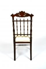 View 4: Fine Pair of Victorian Rosewood Side Chairs