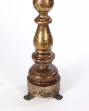 View 6: Tall Giltwood Altar Stick Lamp, 18th c.