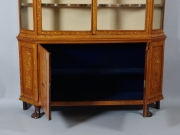 View 4: Dutch Marquetry Bookcase Cabinet