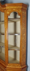 View 5: Dutch Marquetry Bookcase Cabinet