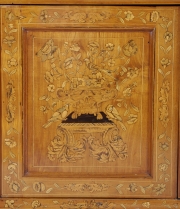 View 8: Dutch Marquetry Bookcase Cabinet