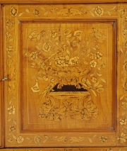 View 9: Dutch Marquetry Bookcase Cabinet