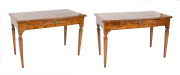 View 1: Pair of Italian Parquetry Side Tables, c. 1780