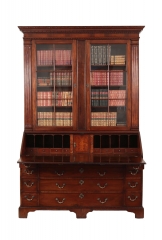 View 4: Large Irish George III Mahogany Secretary Bookcase, c. 1780