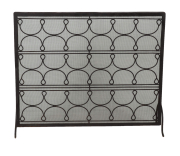 View 1: Wrought Iron Fire Screen, 20th c.