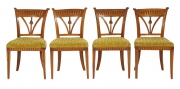 View 1: Set of Four Italian Side Chairs