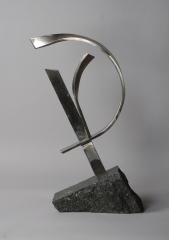 View 1: Abstract Sculpture Attributed to Brother Mel Meyer (1923- 2013)