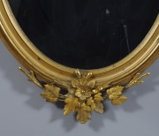 View 3: Louis Philippe Carved and Giltwood Oval Mirror