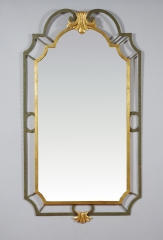 View 1: Stylish Wrought Iron Mirror by Palladio